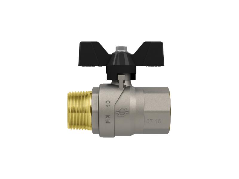 M/F BALL VALVE BUTTERFLY HANDLE